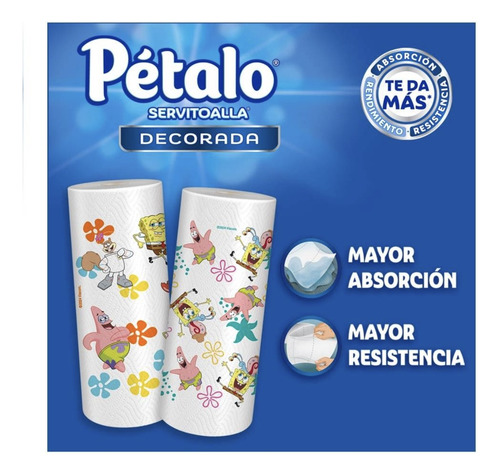 Servitoalla Pétalo Decorado Bob Esponja Edición Limitada