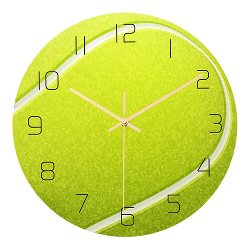 Reloj De Pared De Cuarzo Con Pilas, Reloj Redondo De Tenis
