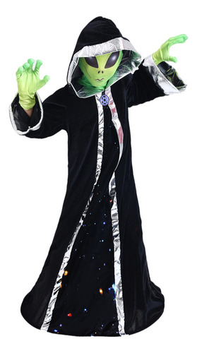 Ropa De Cosplay De Extraterrestres For Niños, Bata Con Capu