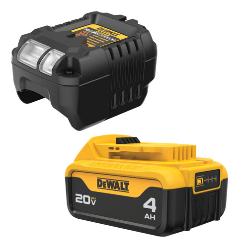 Kit Bateria 4ah + Carregador Dcb1102-br Dewalt 20v Dcb204-b3