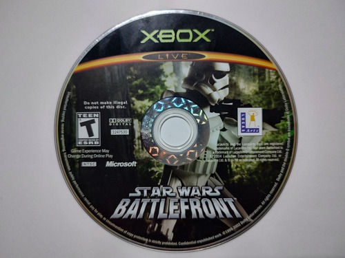 Star Wars Battlefront Xbox Clásico Original Físico Funciona 