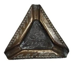 Cenicero Triangulo Bronce Antigüedad Coleccio India Tmvref10
