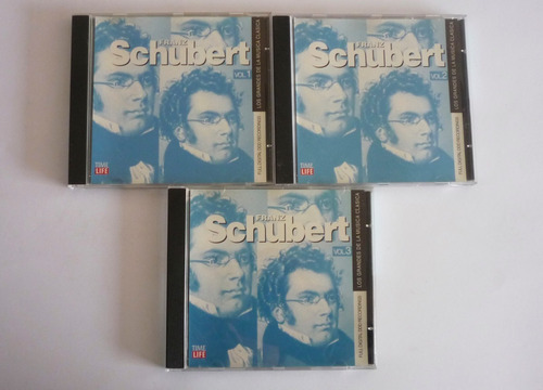 Schubert Vol. 1, 2 Y 3 - Grandes De La Musica Clasica - Cd