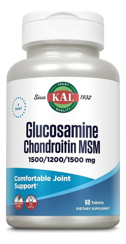 Kal | Glucosamine Chondroitin | 1500/1200/1500mg | 60 Tabts