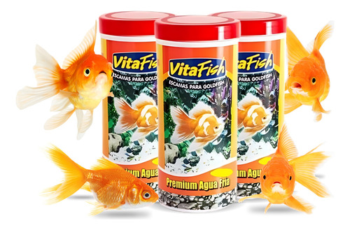 Alimento Para Peces Agua Fria Escamas Premium Vitafish 32gr