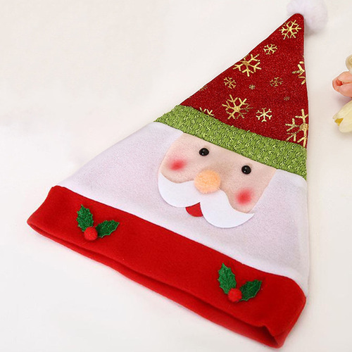 Nuevo Gorro De Navidad Con Adorno, Bonito Gorro De Navidad