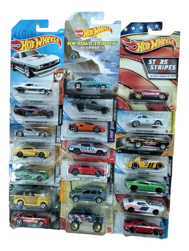 Hot Wheels Lote 21 Pzas Camaro/mustang/porsche/lotus/chevy