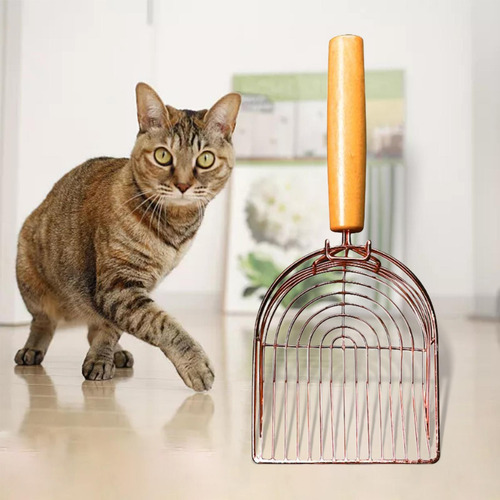 Pala Para Arena Para Gatos, De Acero Inoxidable, Pala