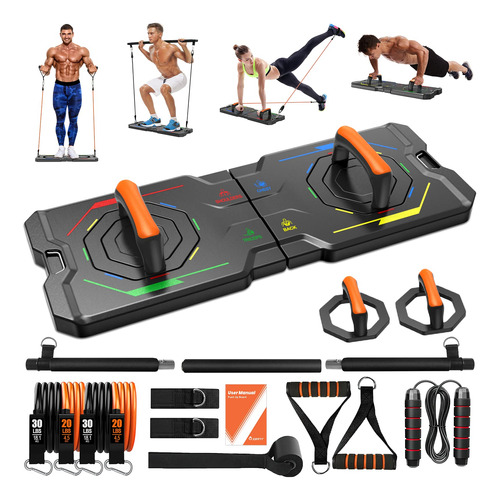 Sertt Foldable Push Up Board, Patent Design Multi-functional