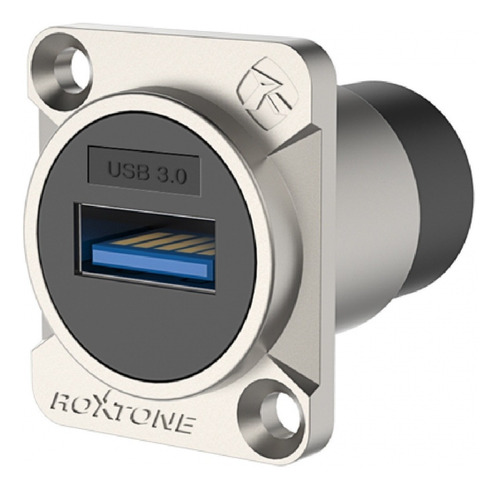 Ficha Roxtone Usb Hembra Chasis Rau3d