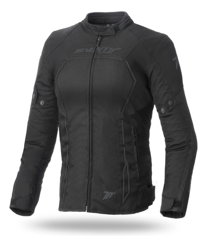 Campera Moto Mujer Seventy Degrees Jr67 Abrigo Extraíble 