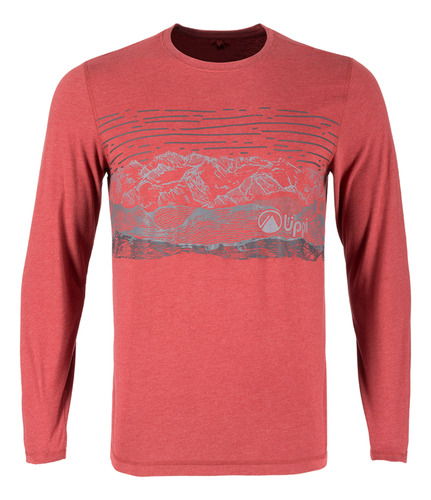 Polera Hombre Lippi Landscape Long Sleeve Cotton T-shirt Ter