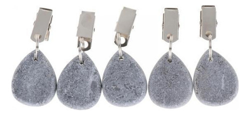 6 X 5x Mantel Pesas Al Aire Libre Familia Metal Clip Picnic