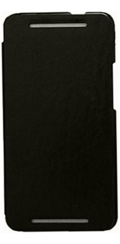 Cubierta, Cuero Sintético, Verizon Htc Uno M7 , Negro Liso