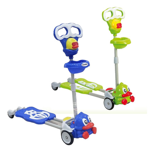 Monopatin Niño 4 Ruedas Per Bambini Color Verde