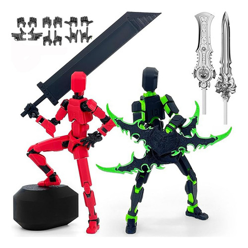 Para Figura De Acción 3d Lucky T13, Robot Articulado Con