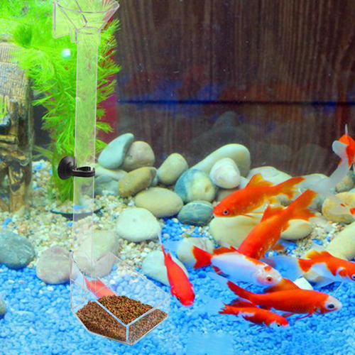 Cuenco Para Comedero De Peces, Tubo De Alimentación 40,5 Cm