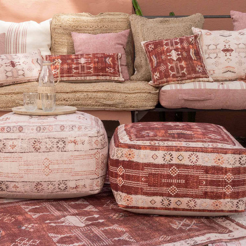 Pouf Algodón Tanger Crudo Form