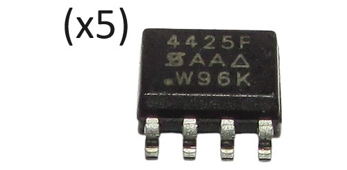 Transistor Mosfet Smd 4425/si4425 Canal P Sop-8 (pack 5) 
