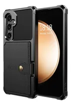 Comprar Funda Piel Tipo Cartera Tarjetero Magnético Para Samsung