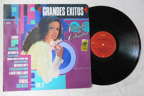 Vinyl Vinilo Lp Acetato Claudia De Colombia Grandes Exitos