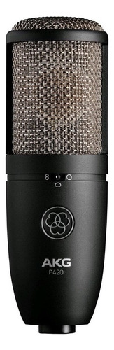 Microfone AKG P420 Condensador Cardioide cor preto
