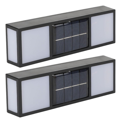 Pack X2 Aplique Exterior Solar Aplique Led Bidireccional Sol