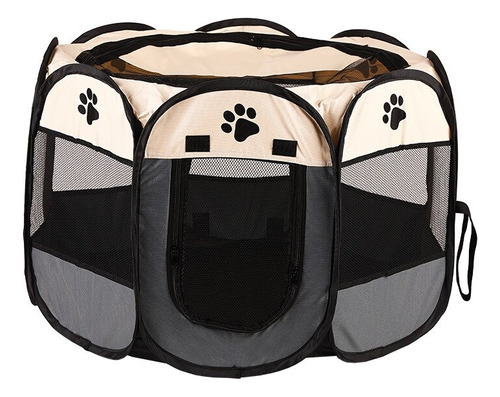 Casinha Tenda Pet Gato Portátil Dobravel Viagens Passeios Cor Cinza