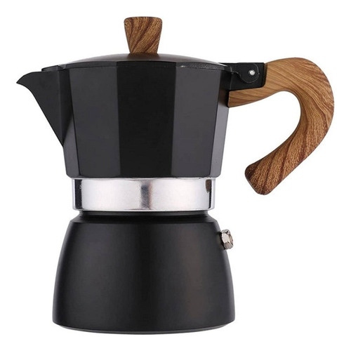 Cafetera Moka Italiana De 9 Tazas  Color Negro Nuevo 