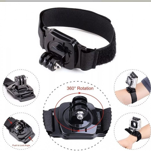 Kit Acessórios Hero Black 8 7 6 5 2 3+ 4 Bastão 3 Way Maleta