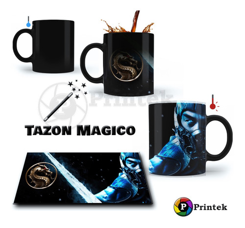 Taza / Tazon Magico Mortal Kombat Movie - Varios Modelos 