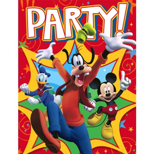 Mickey Mouse Party Invitaciones - Las Invitaciones De Mickey