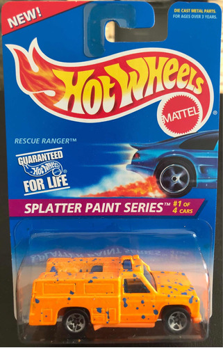 Hot Wheels, Rescue Ranger , Splatter Paint Series