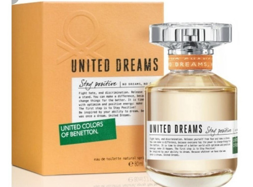 Perfume Benetton United Dream Stay Positive X 80 Ml Original