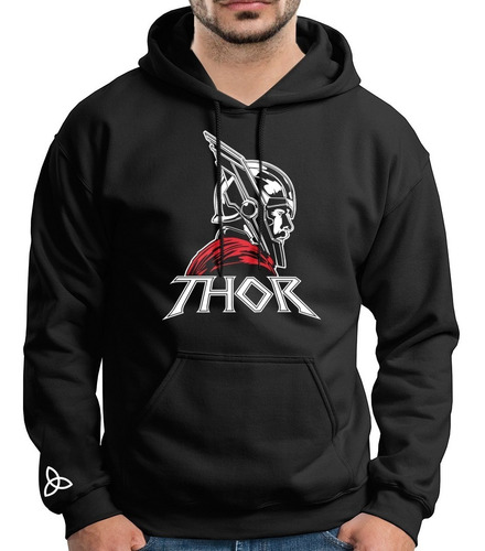 Sudadera Thor Love And Thunder Marvel Casco Hoodie Hombre