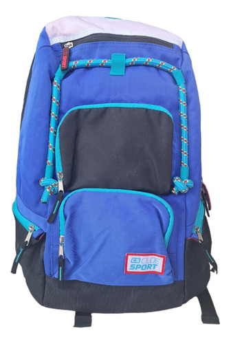 Mochila Cloe Sport Porta Laptop Azul