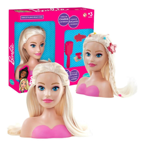 Boneca Barbie Busto Mini Styling Head Core Brinquedo Menina