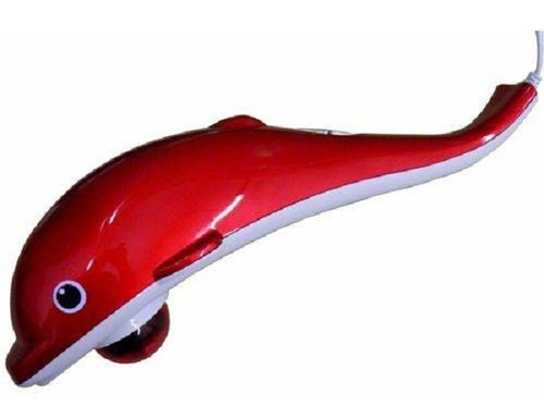 Massageador Elétrico Golfinho Dolphin Efeito Relaxa Vermelho