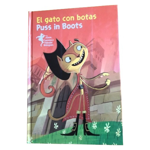 Gato Con Botas   Bilingüe Ingles  Español   Tapa Dura  