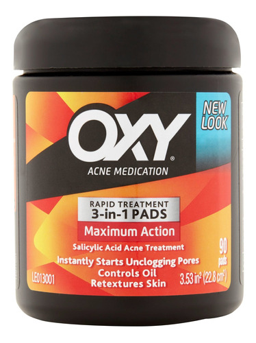 Tratamiento Para Acné Oxy Máxima Acción 3 En 1- 90