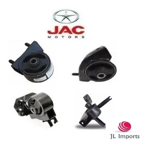 Imagem 1 de 1 de Kit  4 Coxins Motor Jac Motors J3 1.4 16v 2011/2016