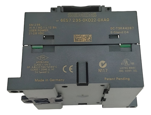 Módulo 6es7 235-0kd22-0xa0 Siemens Em 235 S/ Tampa (Usado)