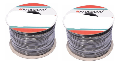 Prosound Pmc-1050 2 Rollos De Cable Balanceado 100m C/u Negr