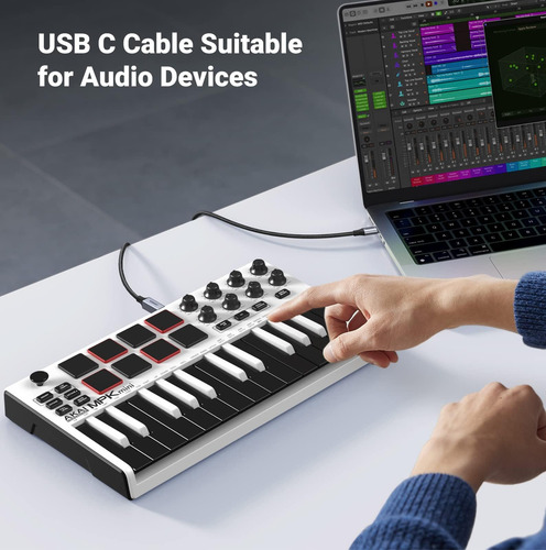 Ugreen Usb B A Usb C De 16 Pies, Cable De Impresora Usb C, C