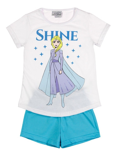 Pijama Nena Frozen Manga Corta Original Disney