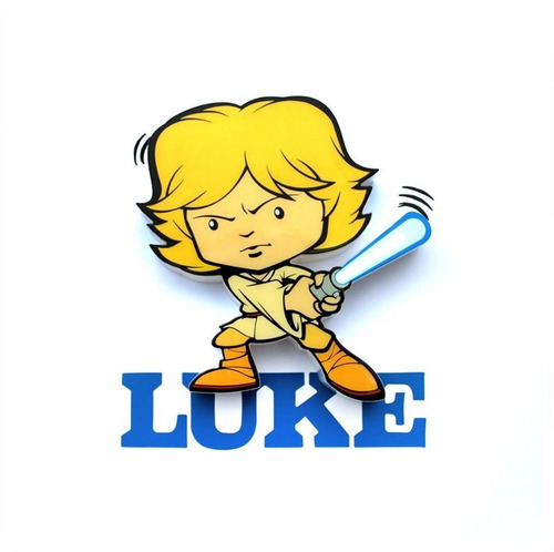 Mini Luminárias 3d Light Fx Star Wars Luke