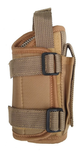Funda táctica modular universal Molle, verde oliva, bronceado, coyote, guía para la mano derecha