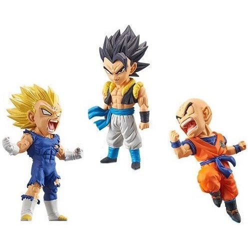 Set 3 Figuras Dragon Ball Bandai Originales Vegeta Gogeta K