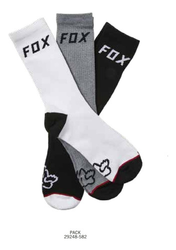Imagen 1 de 1 de Pack Medias Casual Fox Crew Sock -allmotors Online-