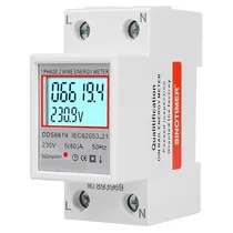 Comprar Medidor Consumo Monofasico Luz Internos Digital Hogar Nuevos